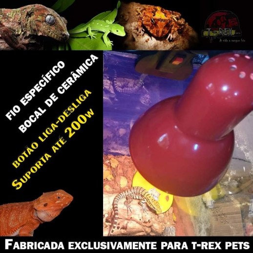 luminária lâmpada répteis luminária lâmpada répteis
