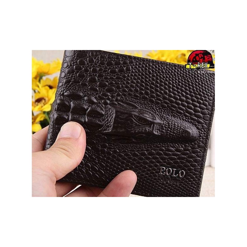 Carteira crocodilo